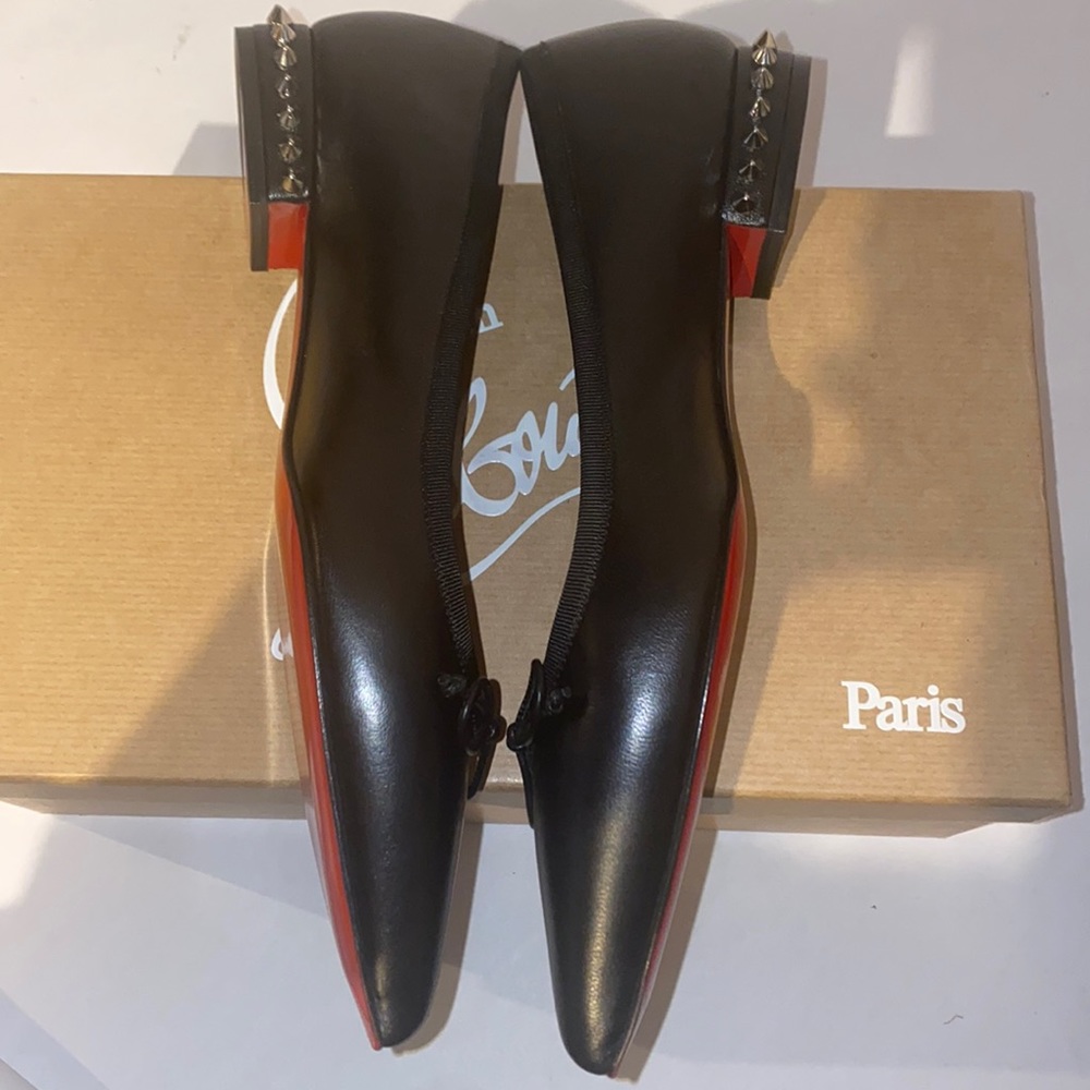 *Auth* Christian Louboutin Hall Flat Napa Flat - Picture 7 of 12